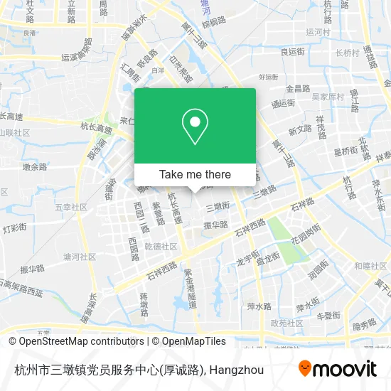 杭州市三墩镇党员服务中心(厚诚路) map