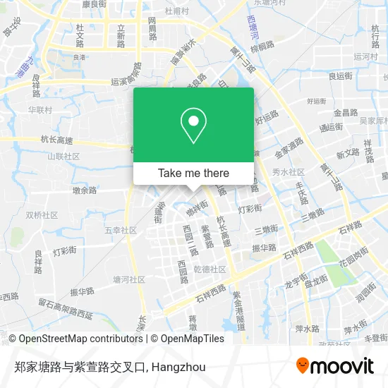 郑家塘路与紫萱路交叉口 map