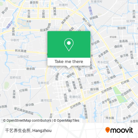 千艺养生会所 map