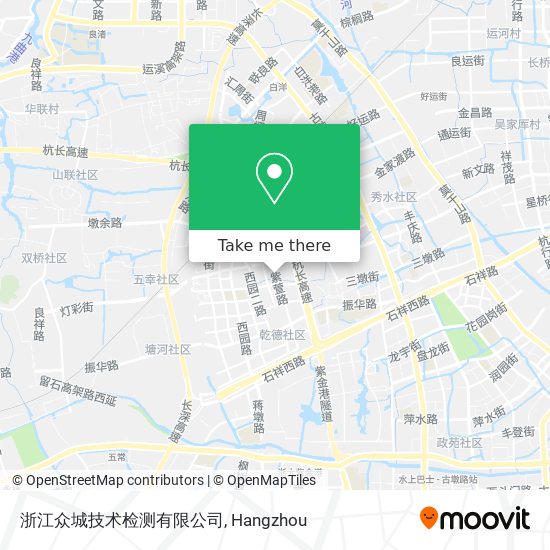 浙江众城技术检测有限公司 map