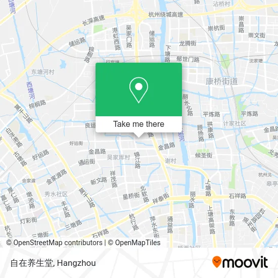 自在养生堂 map