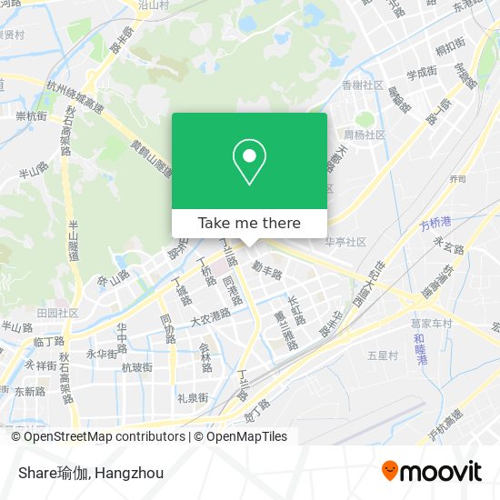Share瑜伽 map