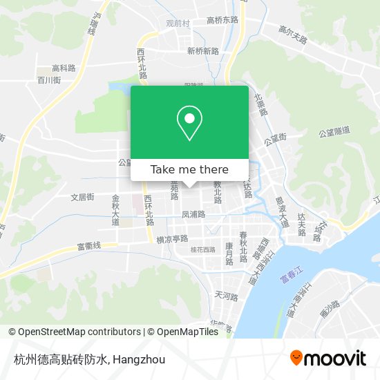 杭州德高贴砖防水 map