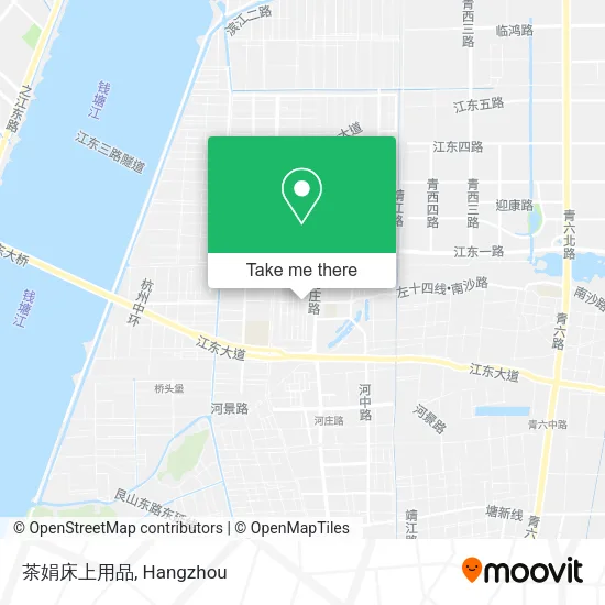 茶娟床上用品 map