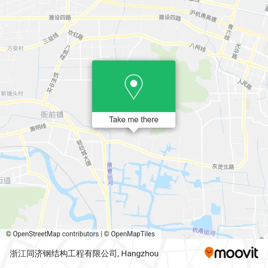 浙江同济钢结构工程有限公司 map