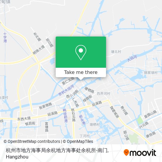 杭州市地方海事局余杭地方海事处余杭所-南门 map