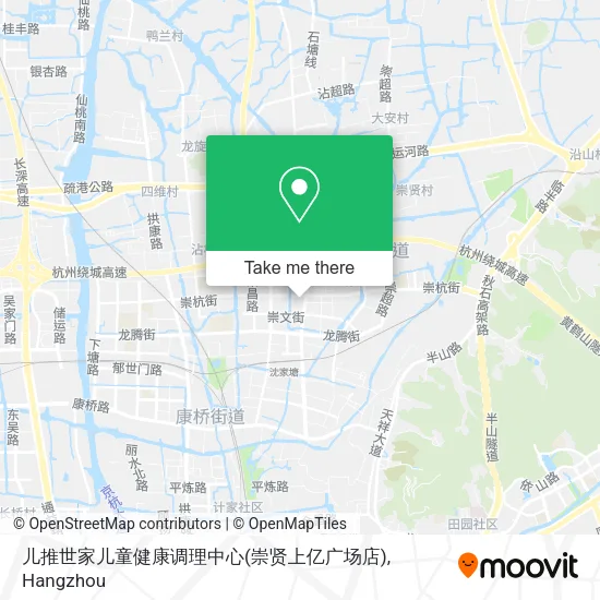 儿推世家儿童健康调理中心(崇贤上亿广场店) map