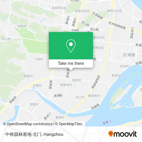 中铁园林基地-北门 map