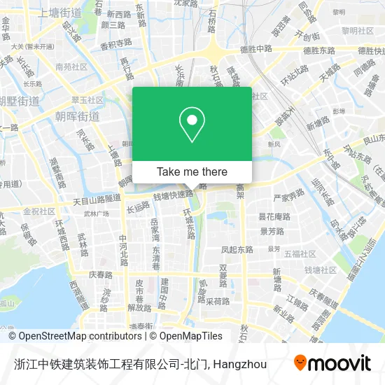 浙江中铁建筑装饰工程有限公司-北门 map