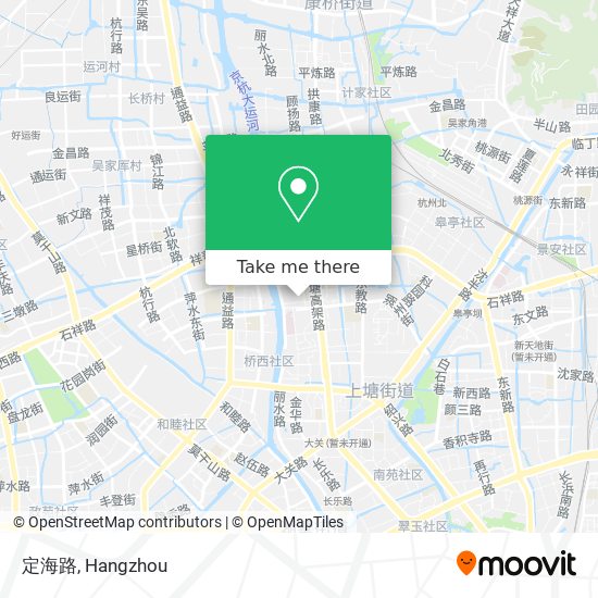 定海路 map