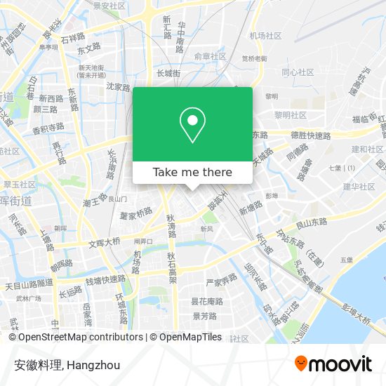安徽料理 map