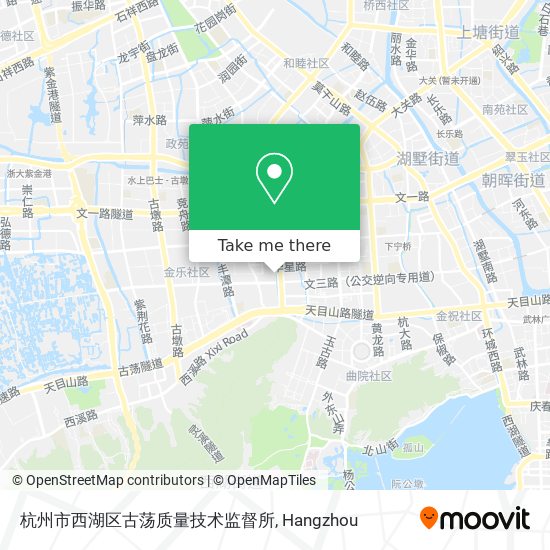 杭州市西湖区古荡质量技术监督所 map