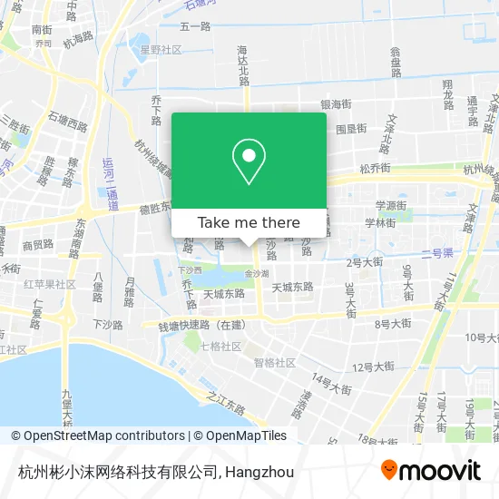 杭州彬小沫网络科技有限公司 map