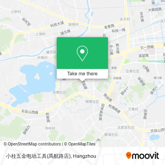 小桂五金电动工具(禹航路店) map