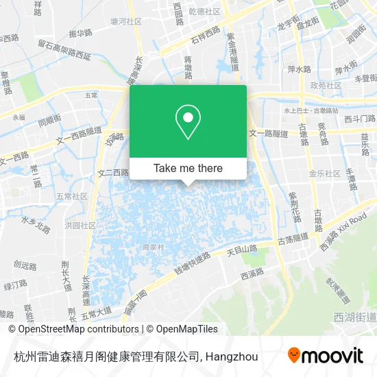 杭州雷迪森禧月阁健康管理有限公司 map