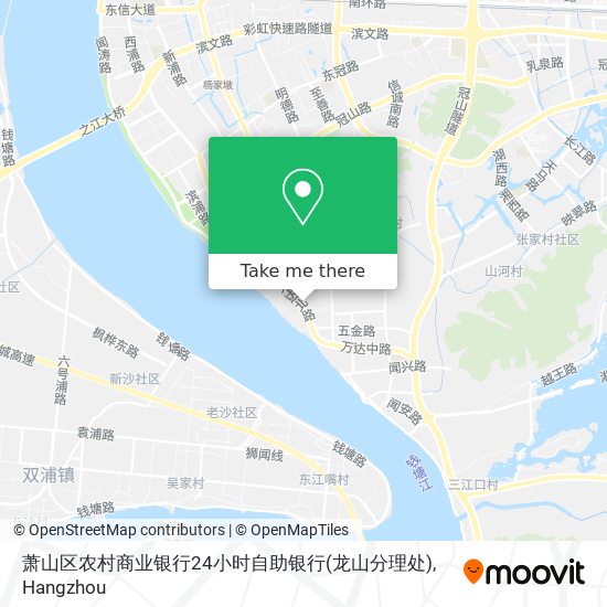 萧山区农村商业银行24小时自助银行(龙山分理处) map