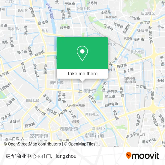 建华商业中心-西1门 map