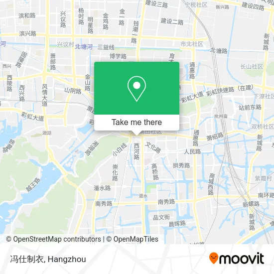 冯仕制衣 map