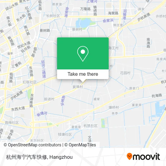 杭州海宁汽车快修 map