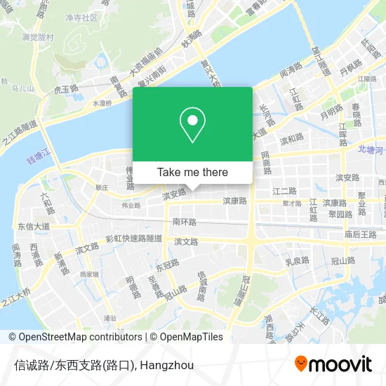 信诚路/东西支路(路口) map