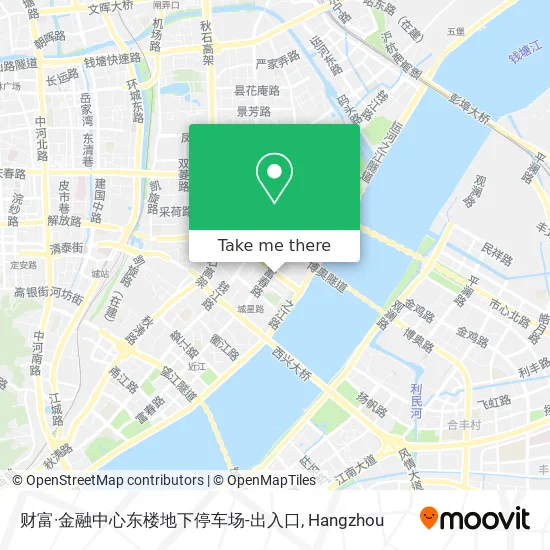 财富·金融中心东楼地下停车场-出入口 map