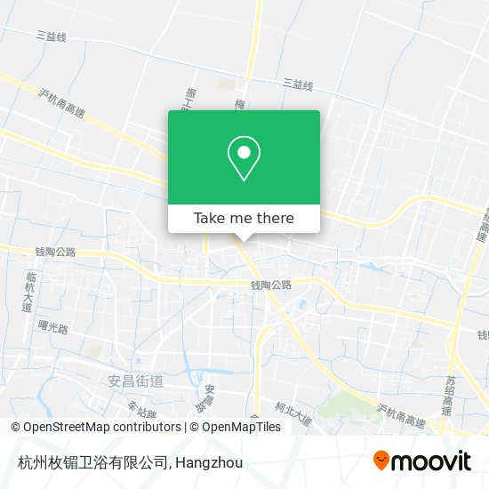 杭州枚镅卫浴有限公司 map