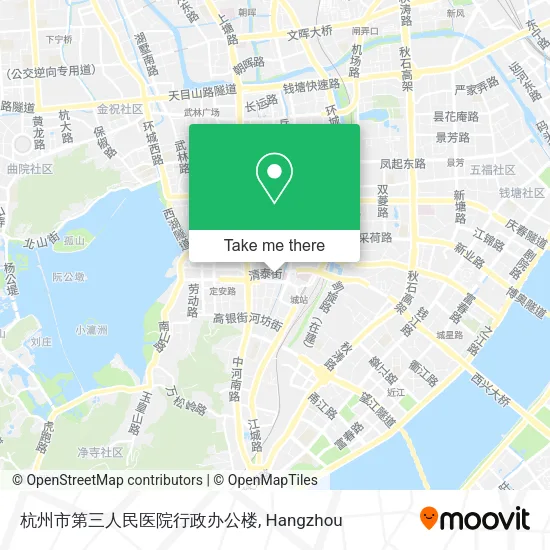 杭州市第三人民医院行政办公楼 map