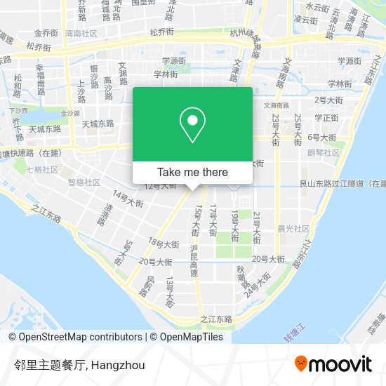 邻里主题餐厅 map