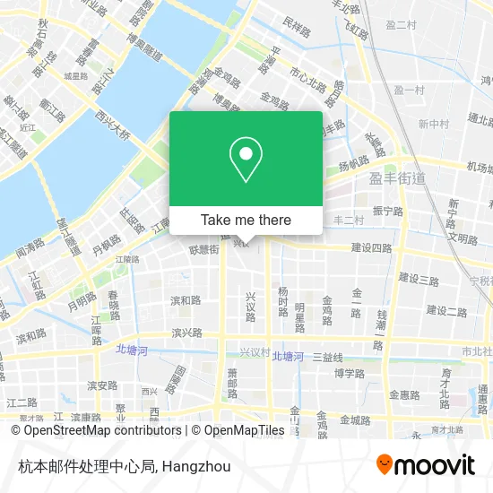 杭本邮件处理中心局 map