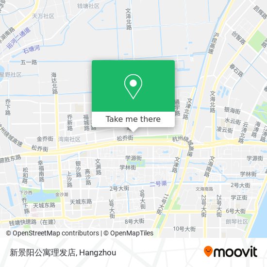 新景阳公寓理发店 map