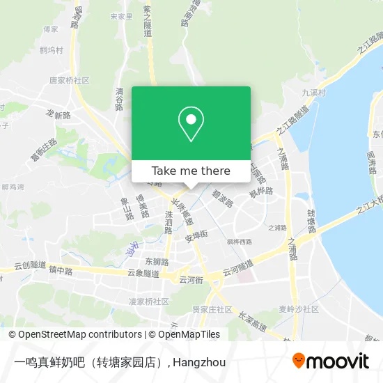 一鸣真鲜奶吧（转塘家园店） map