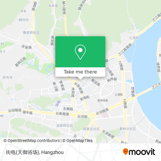 街电(天御浴场) map