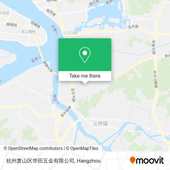 杭州萧山区华田五金有限公司 map