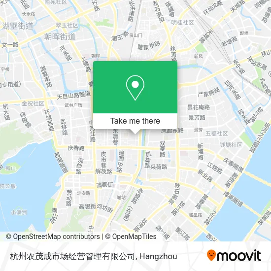 杭州农茂成市场经营管理有限公司 map