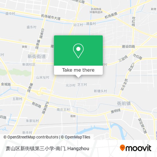 萧山区新街镇第三小学-南门 map