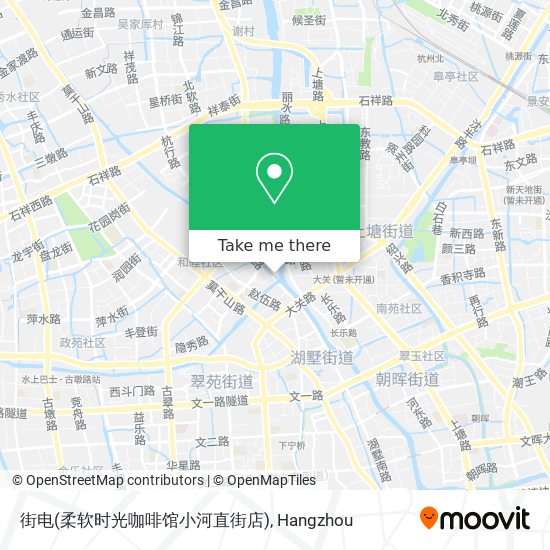 街电(柔软时光咖啡馆小河直街店) map