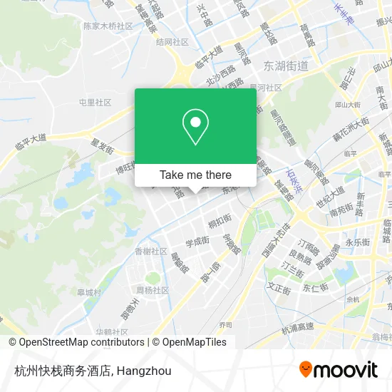 杭州快栈商务酒店 map