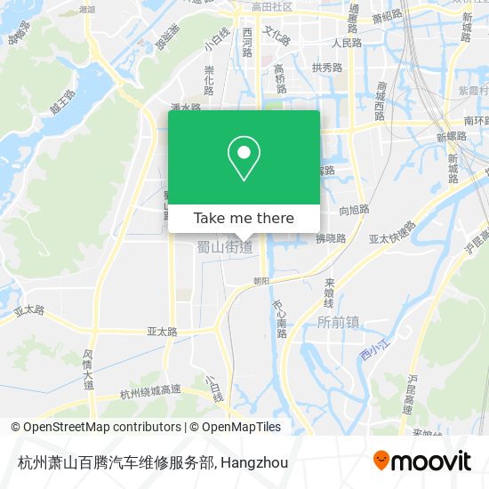 杭州萧山百腾汽车维修服务部 map