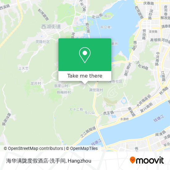 海华满陇度假酒店-洗手间 map