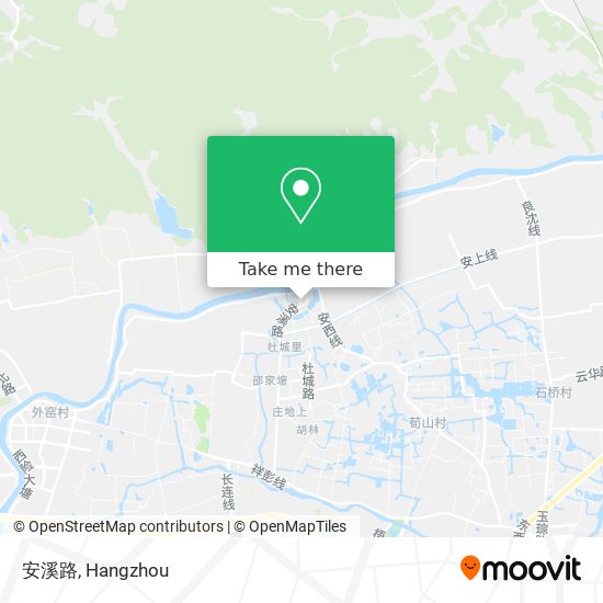 安溪路 map
