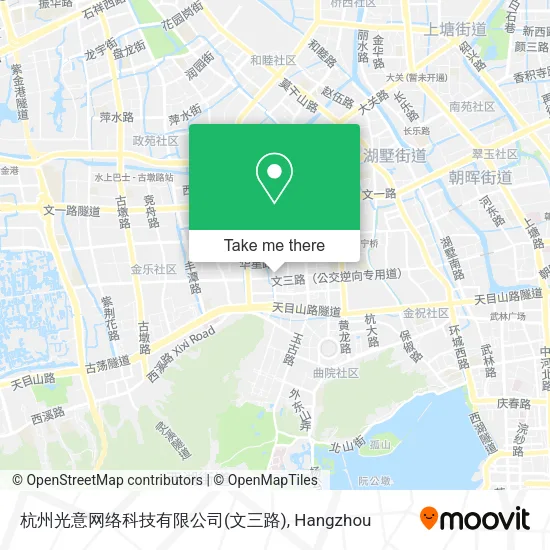 杭州光意网络科技有限公司(文三路) map