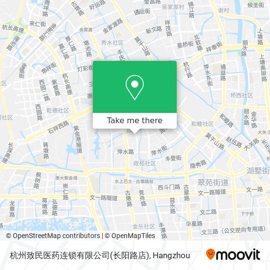 杭州致民医药连锁有限公司(长阳路店) map