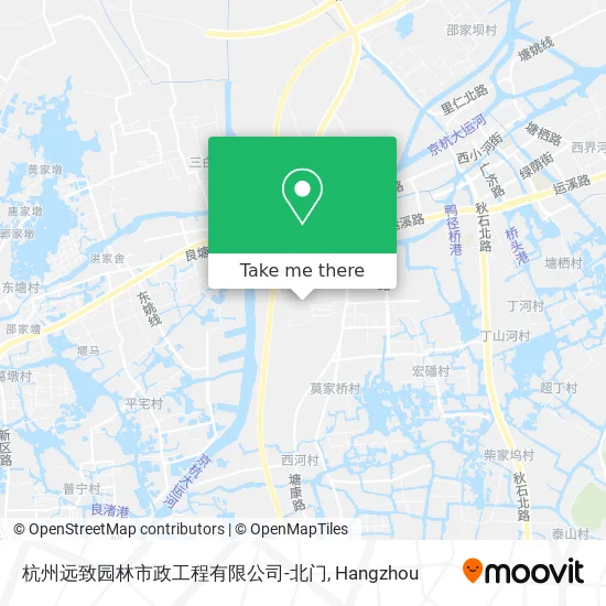 杭州远致园林市政工程有限公司-北门 map