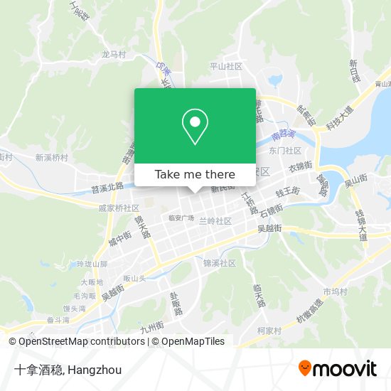 十拿酒稳 map