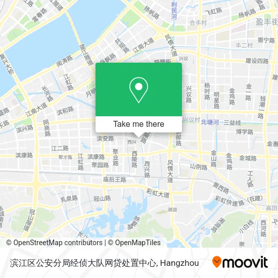 滨江区公安分局经侦大队网贷处置中心 map