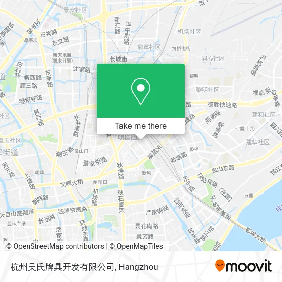 杭州吴氏牌具开发有限公司 map