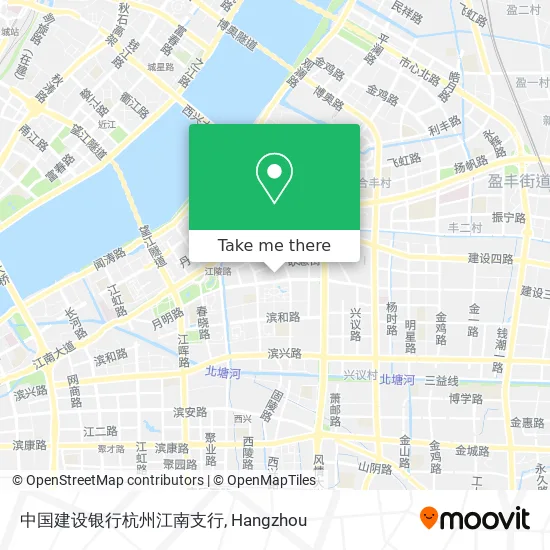 中国建设银行杭州江南支行 map