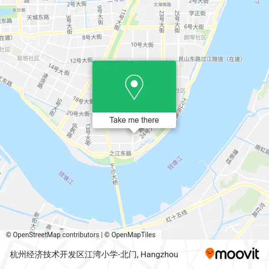 杭州经济技术开发区江湾小学-北门 map