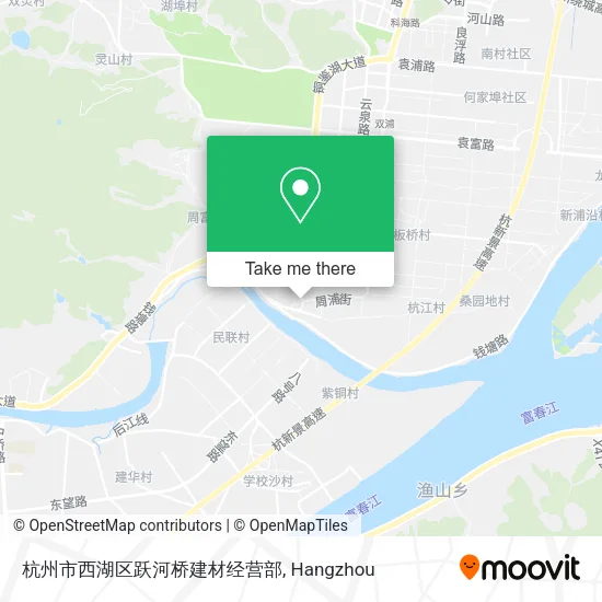 杭州市西湖区跃河桥建材经营部 map
