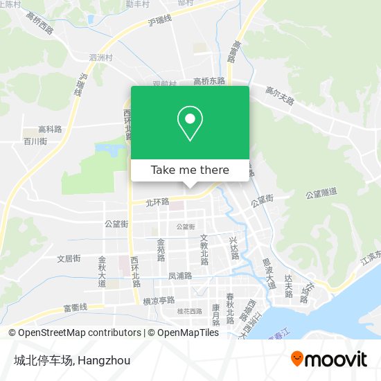 城北停车场 map